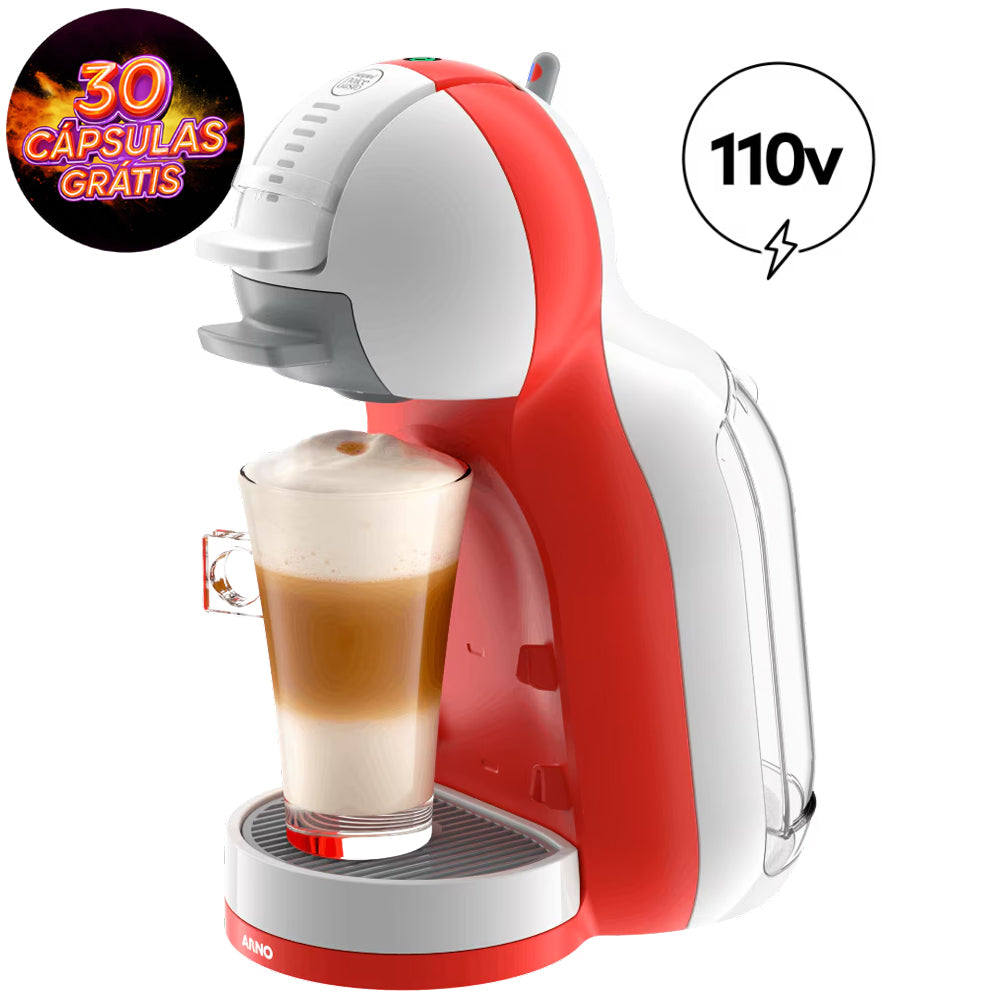 Mini Me Vermelha e Branca 110v Automática